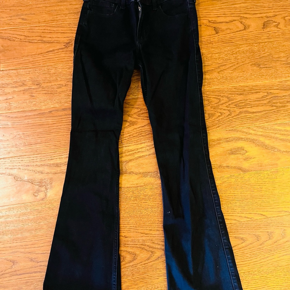 Hollister Midnight Black Flare Jeans
